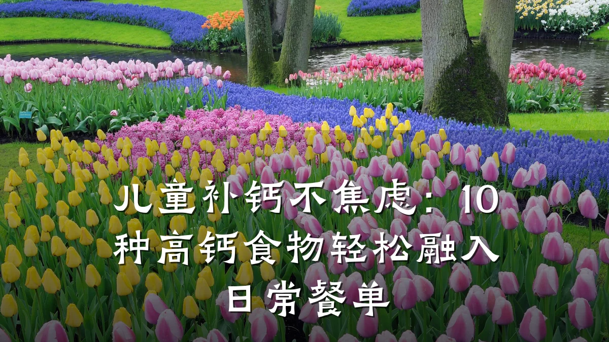 儿童补钙不焦虑:10种高钙食物轻松融入日常餐单