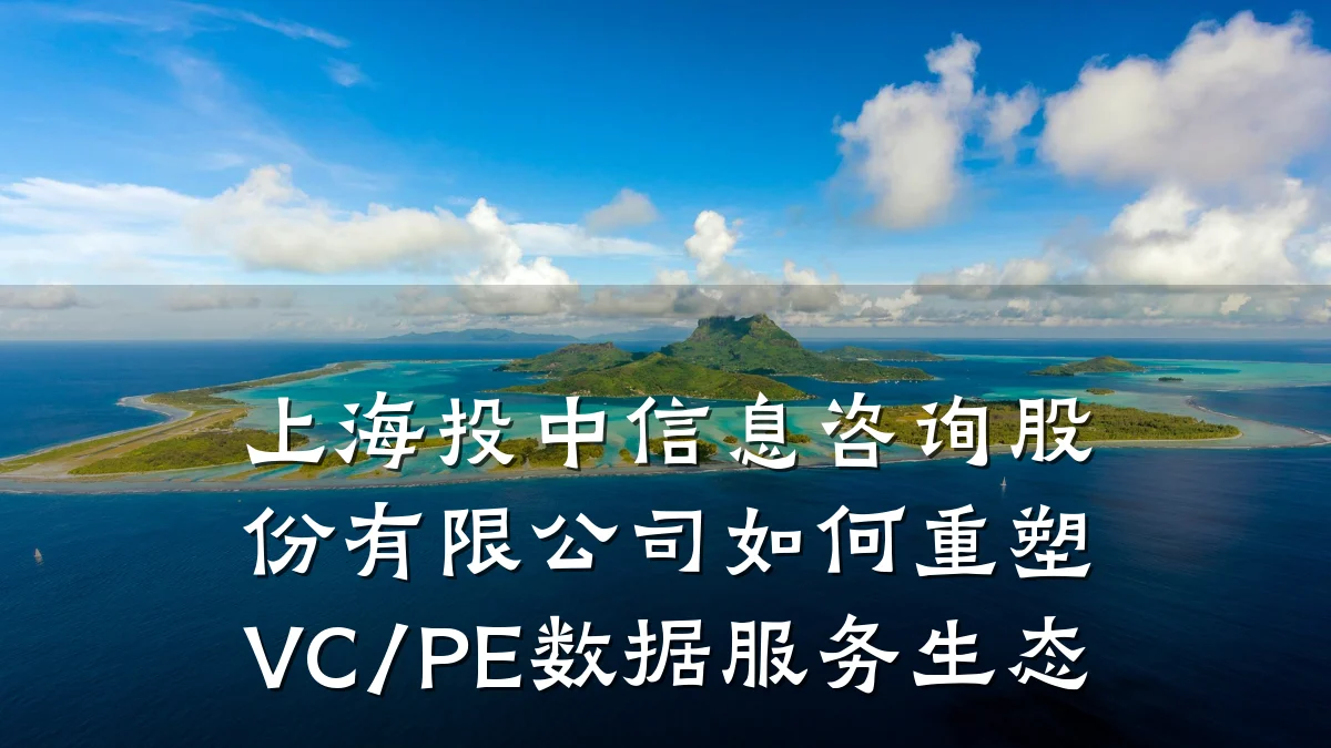 上海投中信息咨询股份有限公司如何重塑VC/PE数据服务生态