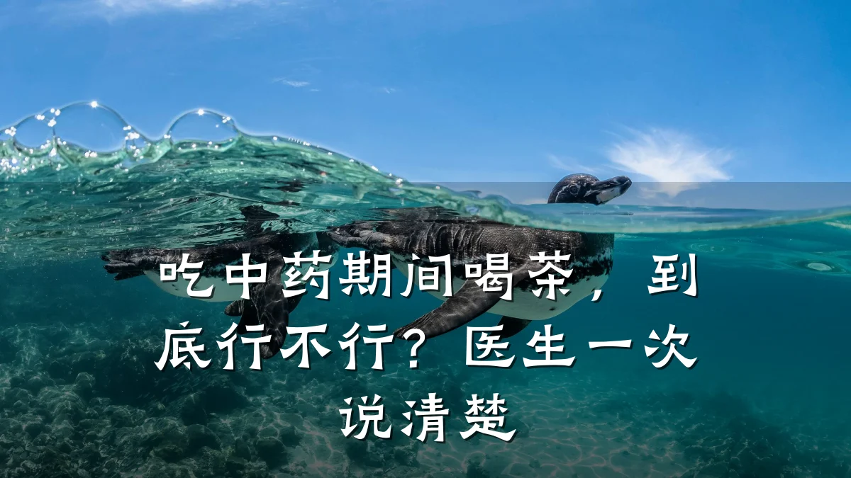 吃中药期间喝茶，到底行不行？医生一次说清楚