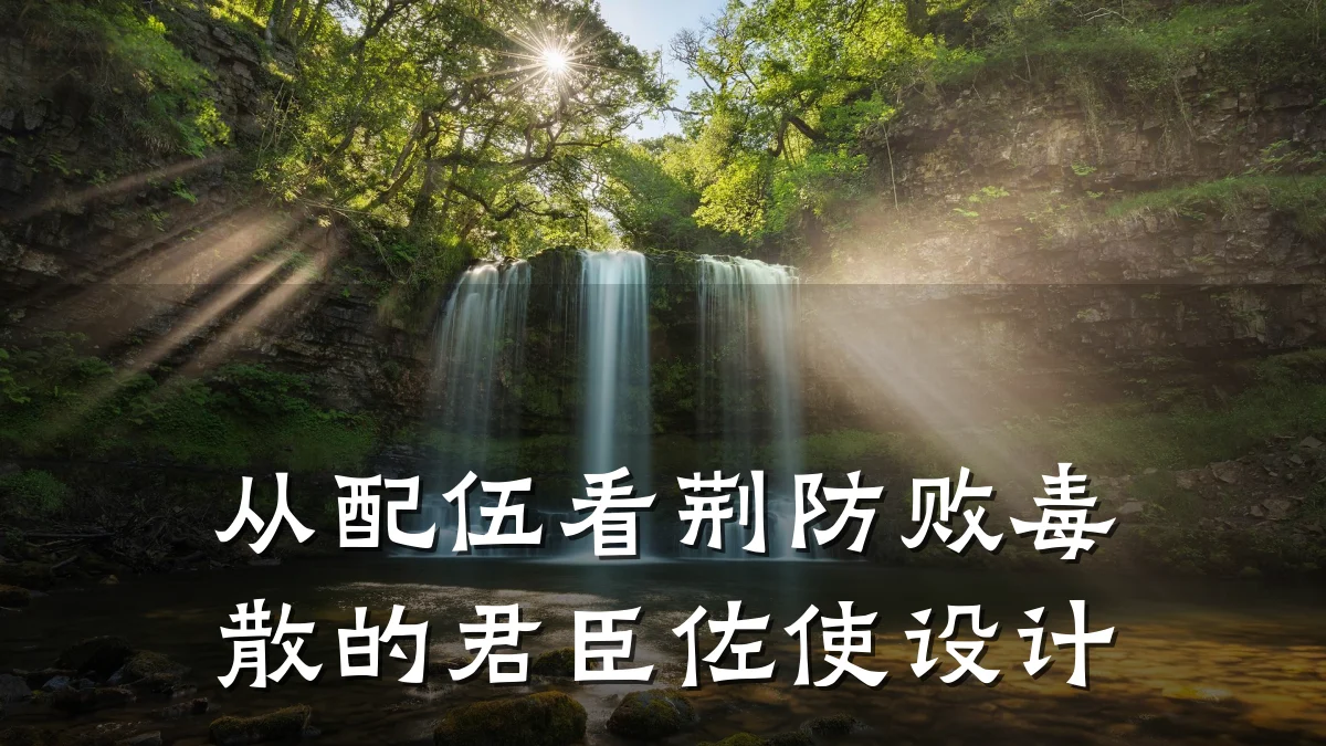 从配伍看荆防败毒散的君臣佐使设计