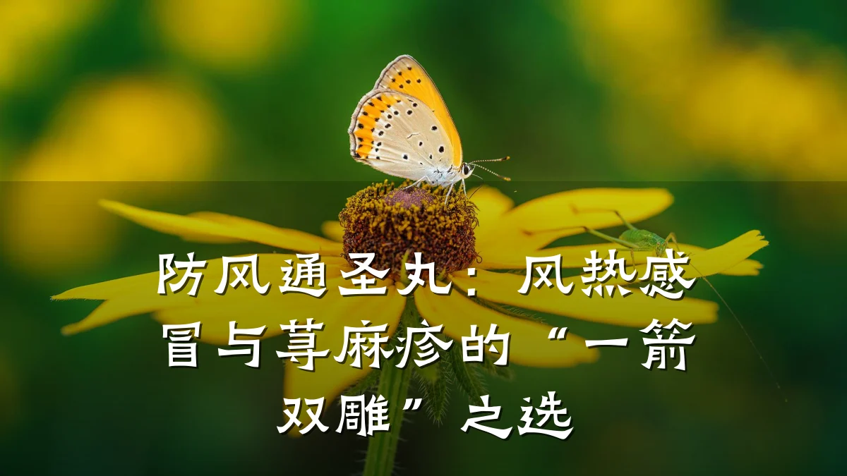 防风通圣丸：风热感冒与荨麻疹的“一箭双雕”之选
