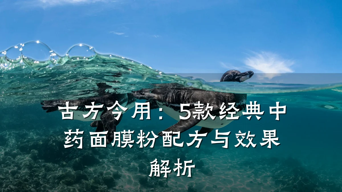 古方今用:5款经典中药面膜粉配方与效果解析