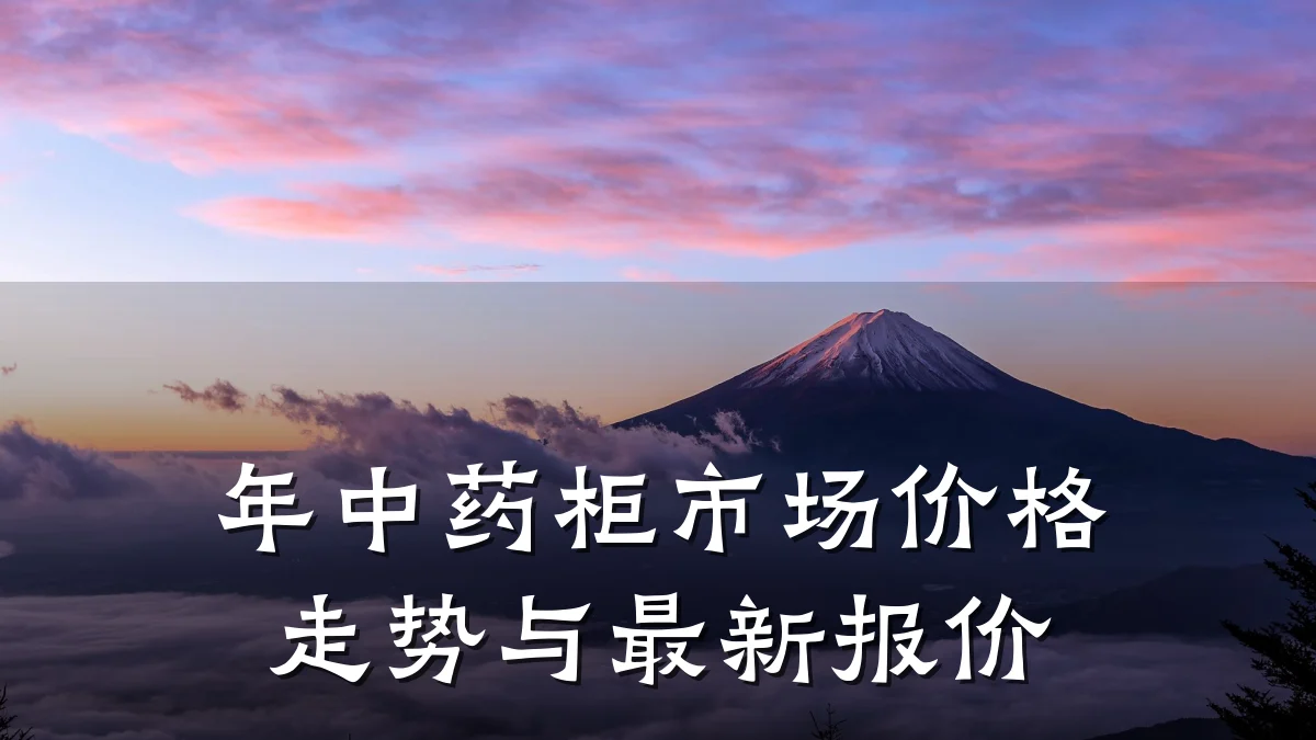 年中药柜市场价格走势与最新报价