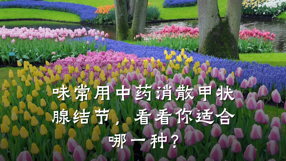 味常用中药消散甲状腺结节,看看你适合哪一种?