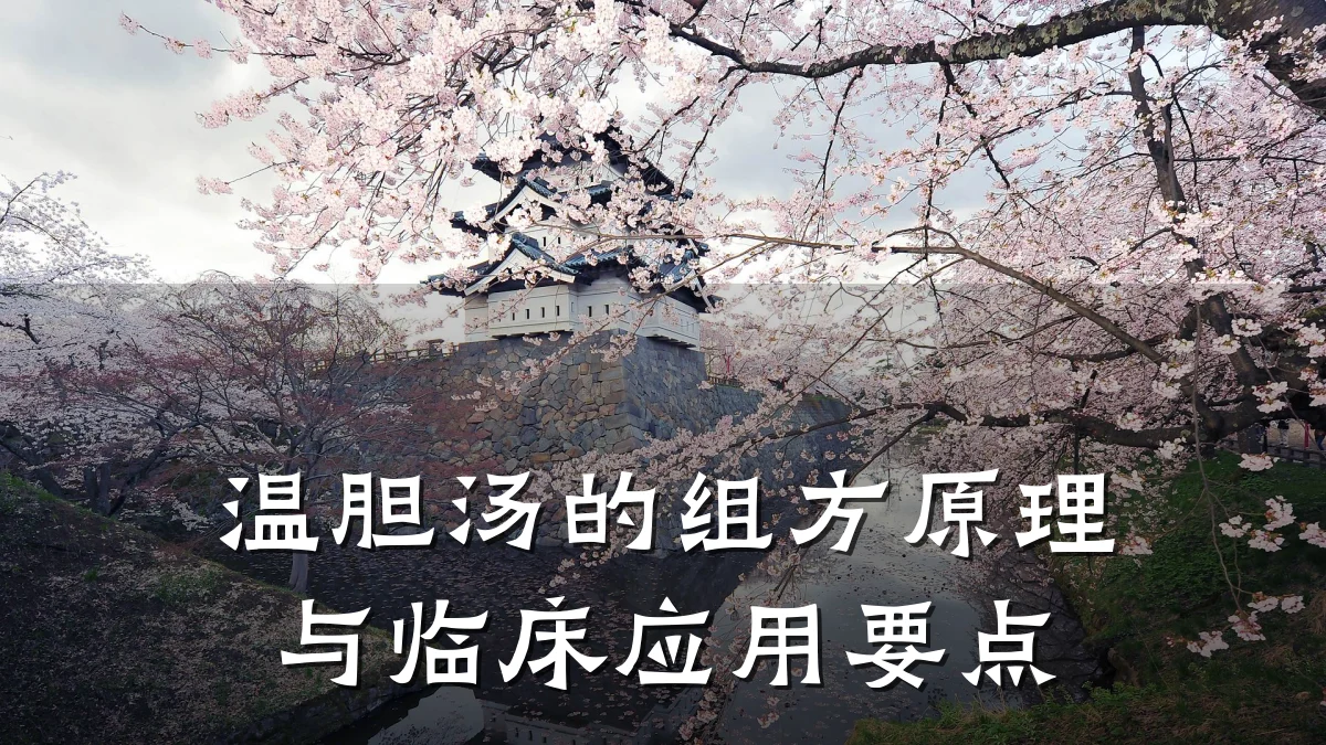 温胆汤的组方原理与临床应用要点