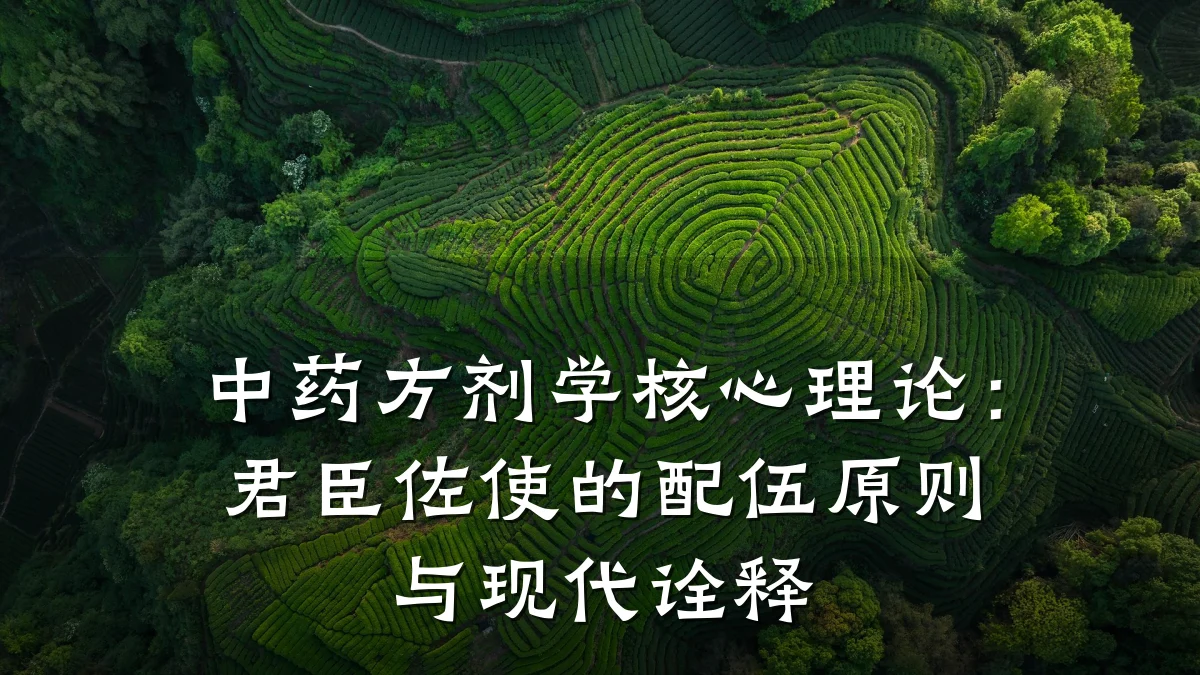 中药方剂学核心理论:君臣佐使的配伍原则与现代诠释