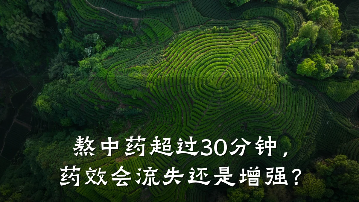 熬中药超过30分钟，药效会流失还是增强？