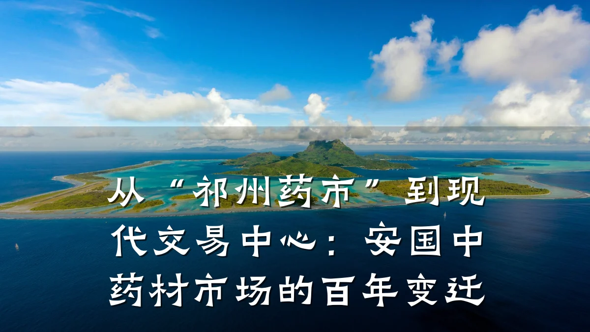 从“祁州药市”到现代交易中心：安国中药材市场的百年变迁