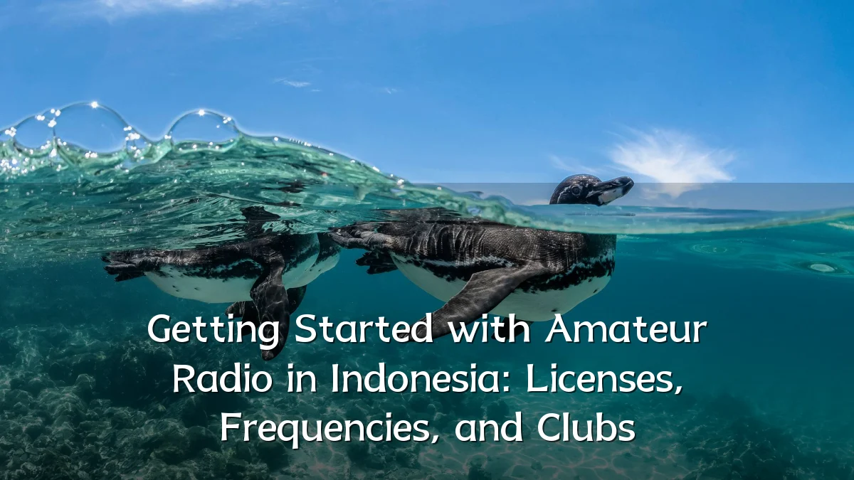 Getting Started with Amateur Radio in Indonesia: Licenses, Frequencies, and Clubs
