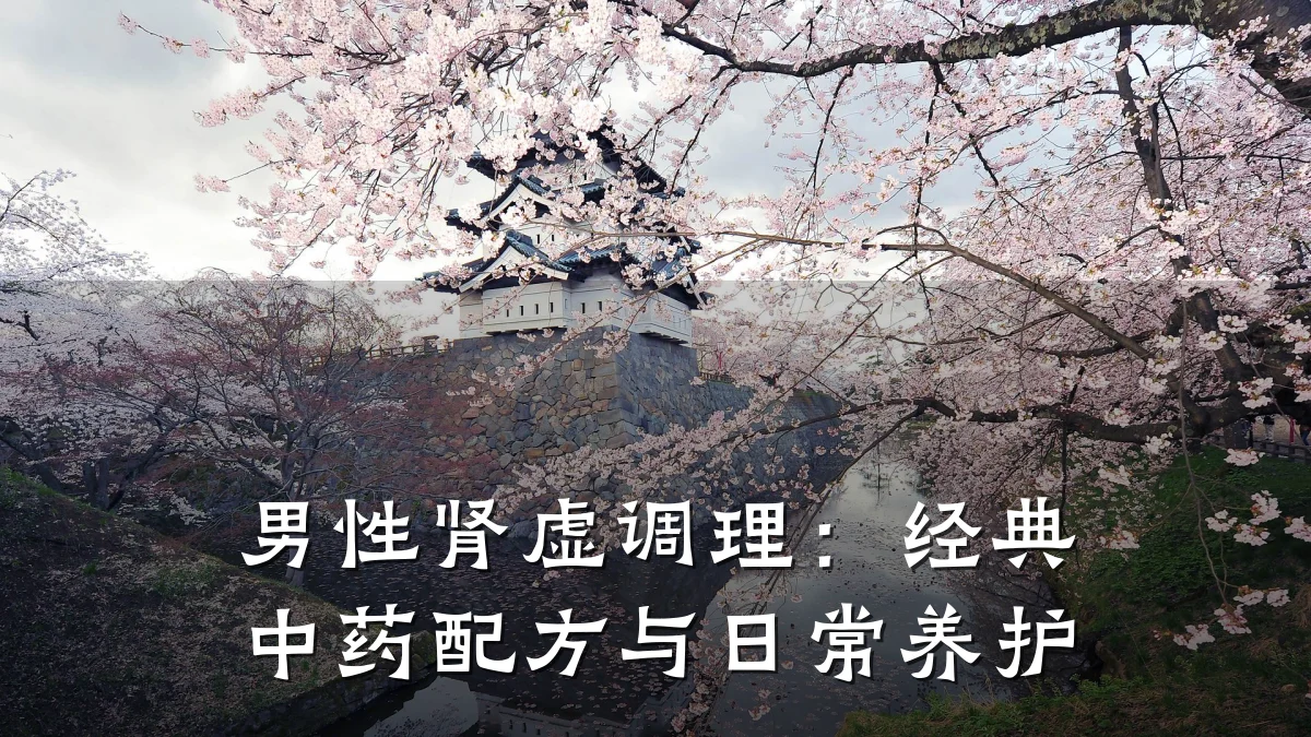 男性肾虚调理:经典中药配方与日常养护