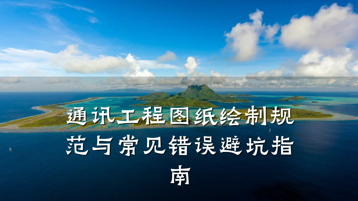 通讯工程图纸绘制规范与常见错误避坑指南
