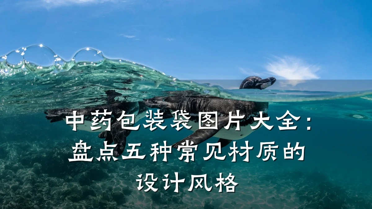 中药包装袋图片大全：盘点五种常见材质的设计风格