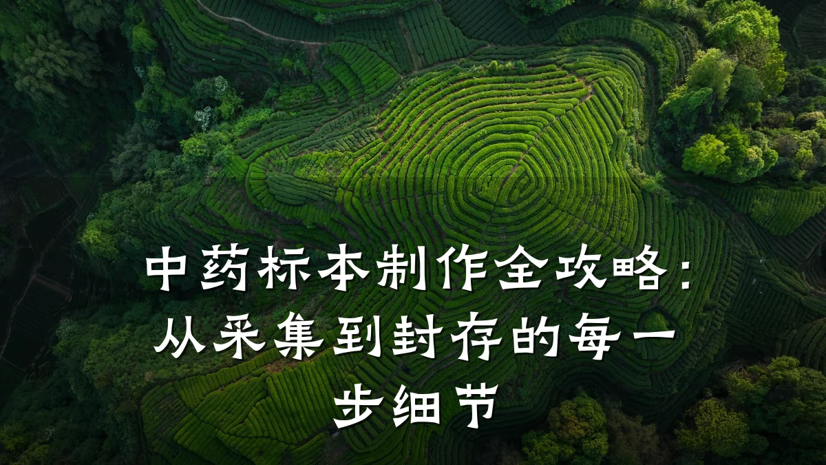 中药标本制作全攻略:从采集到封存的每一步细节