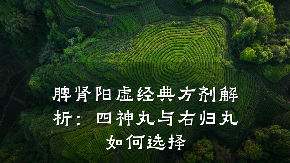 脾肾阳虚经典方剂解析:四神丸与右归丸如何选择