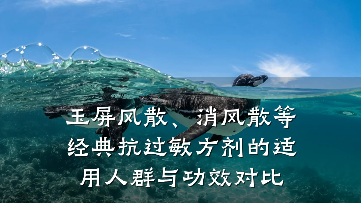 玉屏风散、消风散等经典抗过敏方剂的适用人群与功效对比