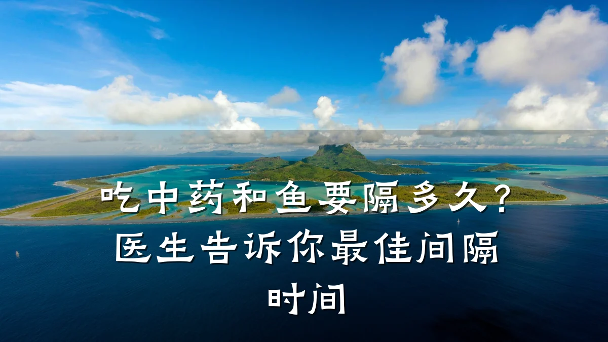 吃中药和鱼要隔多久?医生告诉你最佳间隔时间