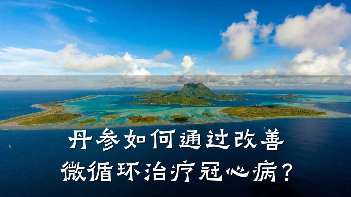 丹参如何通过改善微循环治疗冠心病?