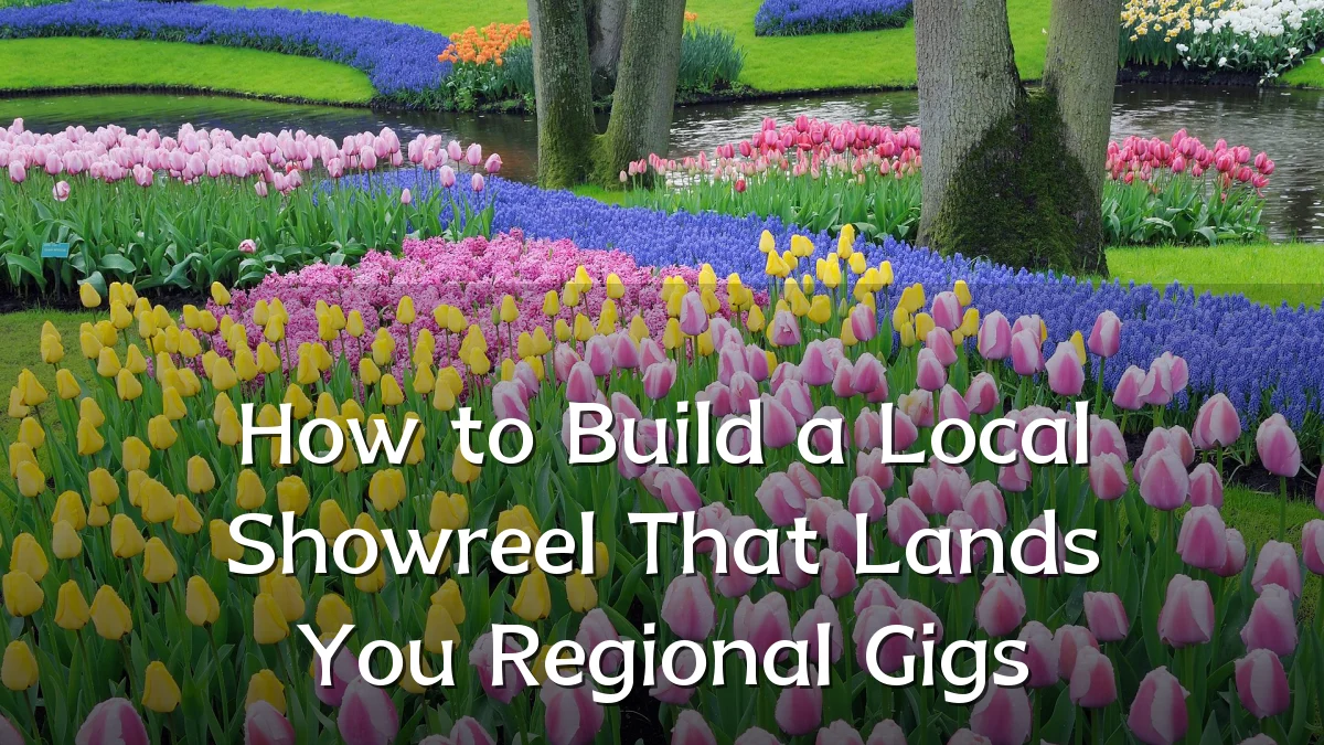 How to Build a Local Showreel That Lands You Regional Gigs