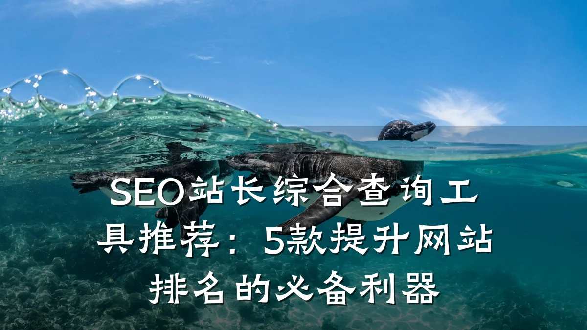 SEO站长综合查询工具推荐：5款提升网站排名的必备利器