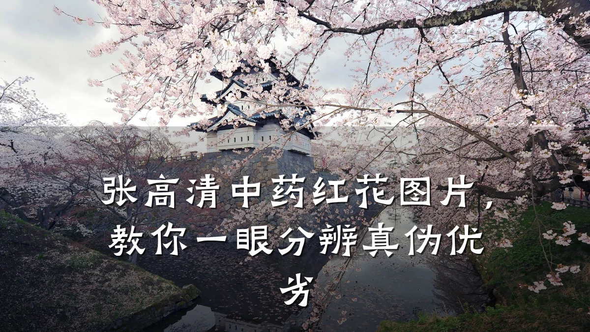 张高清中药红花图片,教你一眼分辨真伪优劣