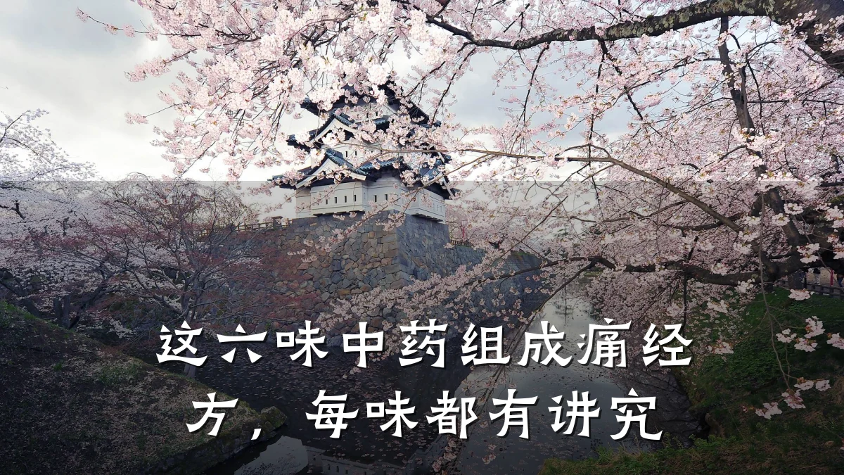 这六味中药组成痛经方，每味都有讲究