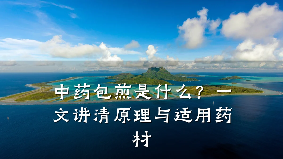 中药包煎是什么?一文讲清原理与适用药材