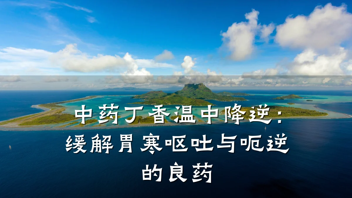 中药丁香温中降逆:缓解胃寒呕吐与呃逆的良药