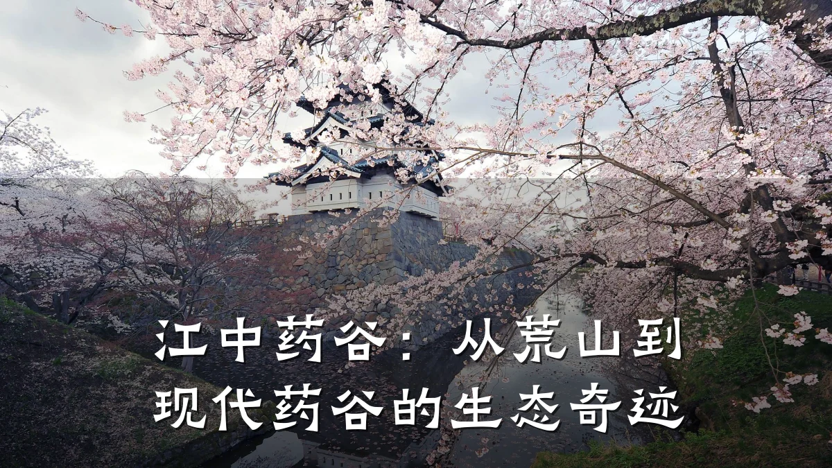 江中药谷：从荒山到现代药谷的生态奇迹