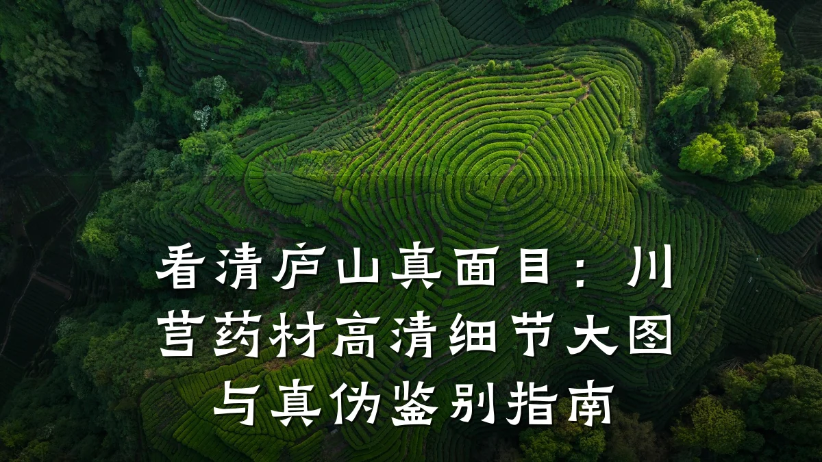 看清庐山真面目:川芎药材高清细节大图与真伪鉴别指南