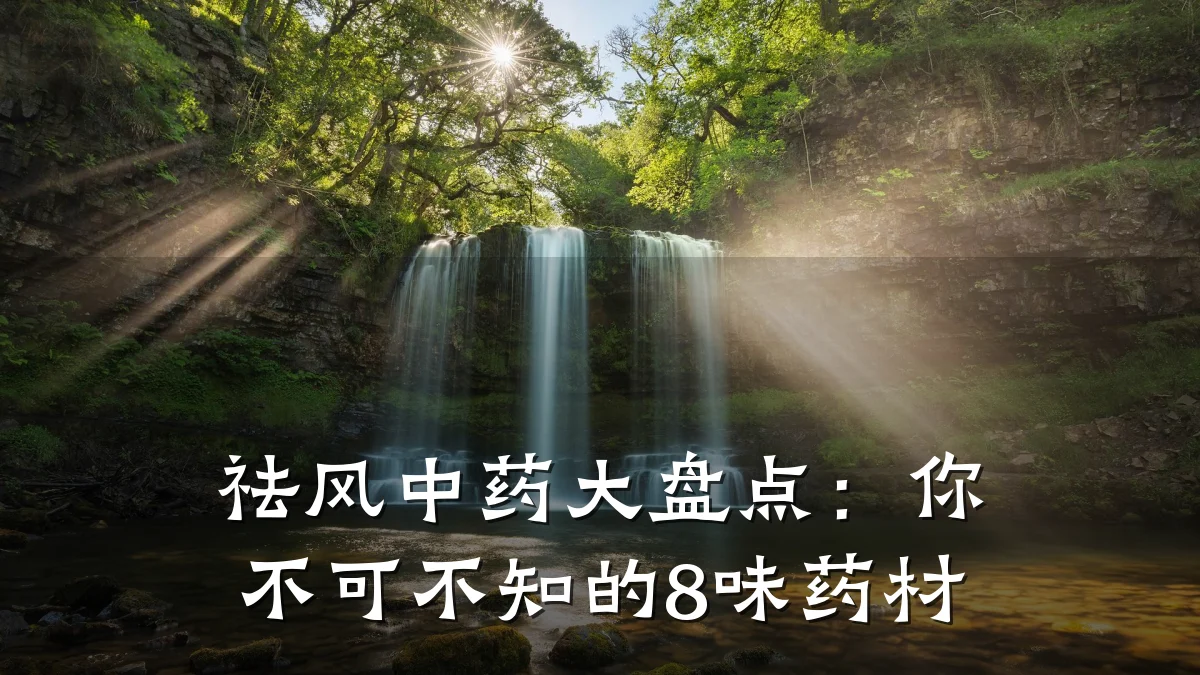 祛风中药大盘点:你不可不知的8味药材