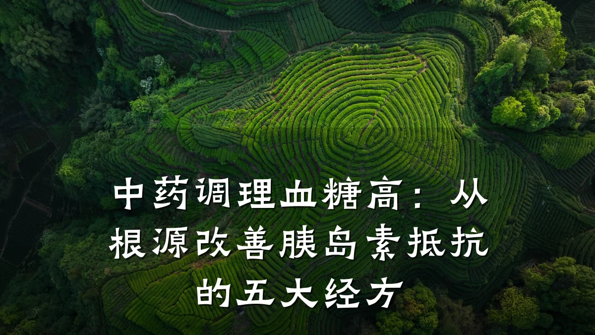 中药调理血糖高:从根源改善胰岛素抵抗的五大经方