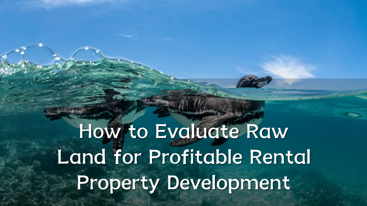 How to Evaluate Raw Land for Profitable Rental Property Development