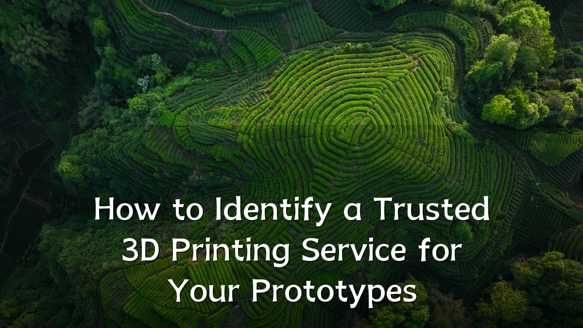 How to Identify a Trusted 3D Printing Service for Your Prototypes