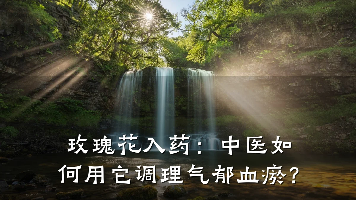 玫瑰花入药:中医如何用它调理气郁血瘀?