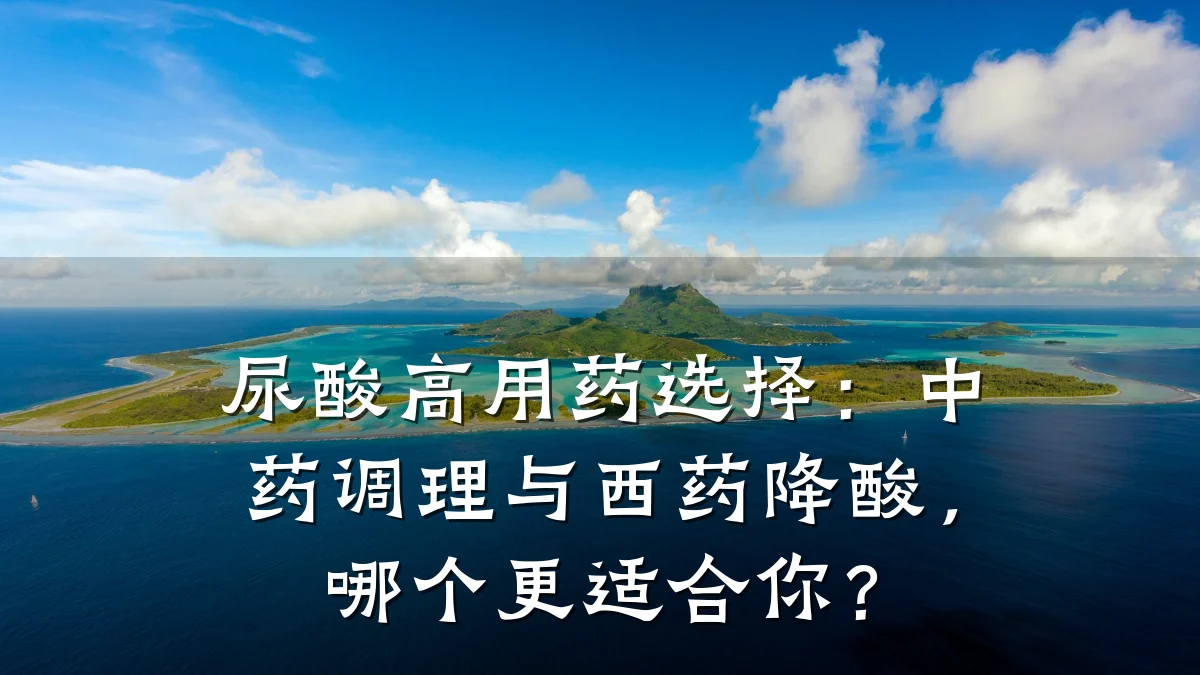 尿酸高用药选择：中药调理与西药降酸，哪个更适合你？