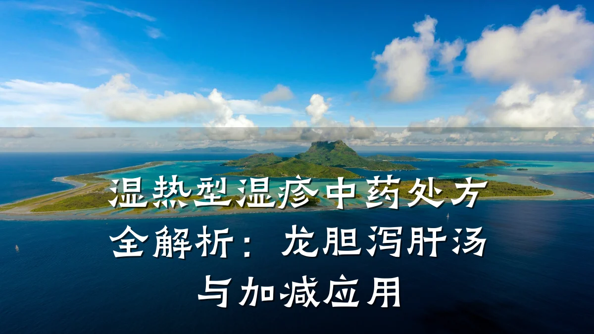 湿热型湿疹中药处方全解析：龙胆泻肝汤与加减应用