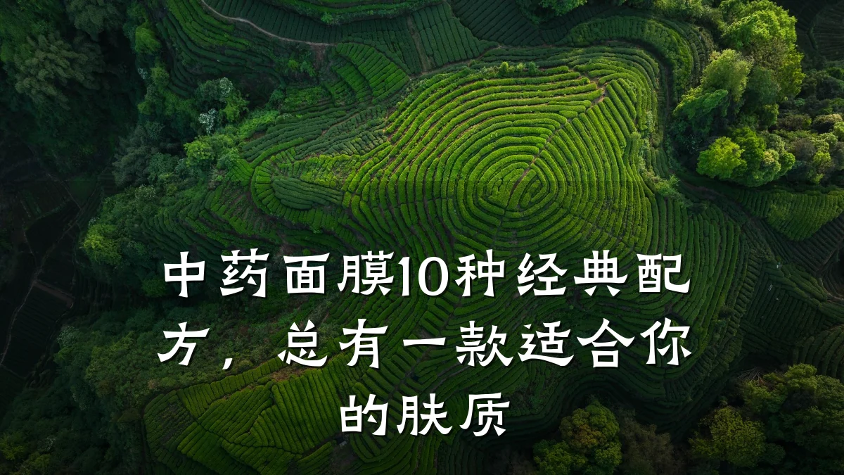 中药面膜10种经典配方,总有一款适合你的肤质