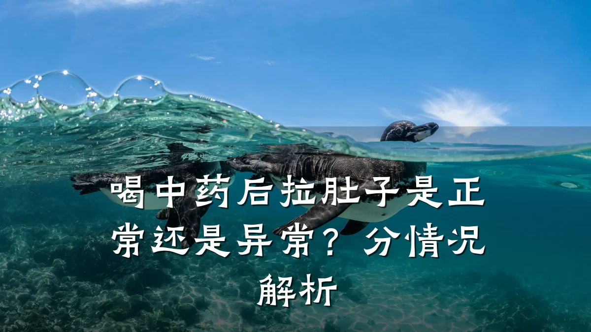 喝中药后拉肚子是正常还是异常?分情况解析