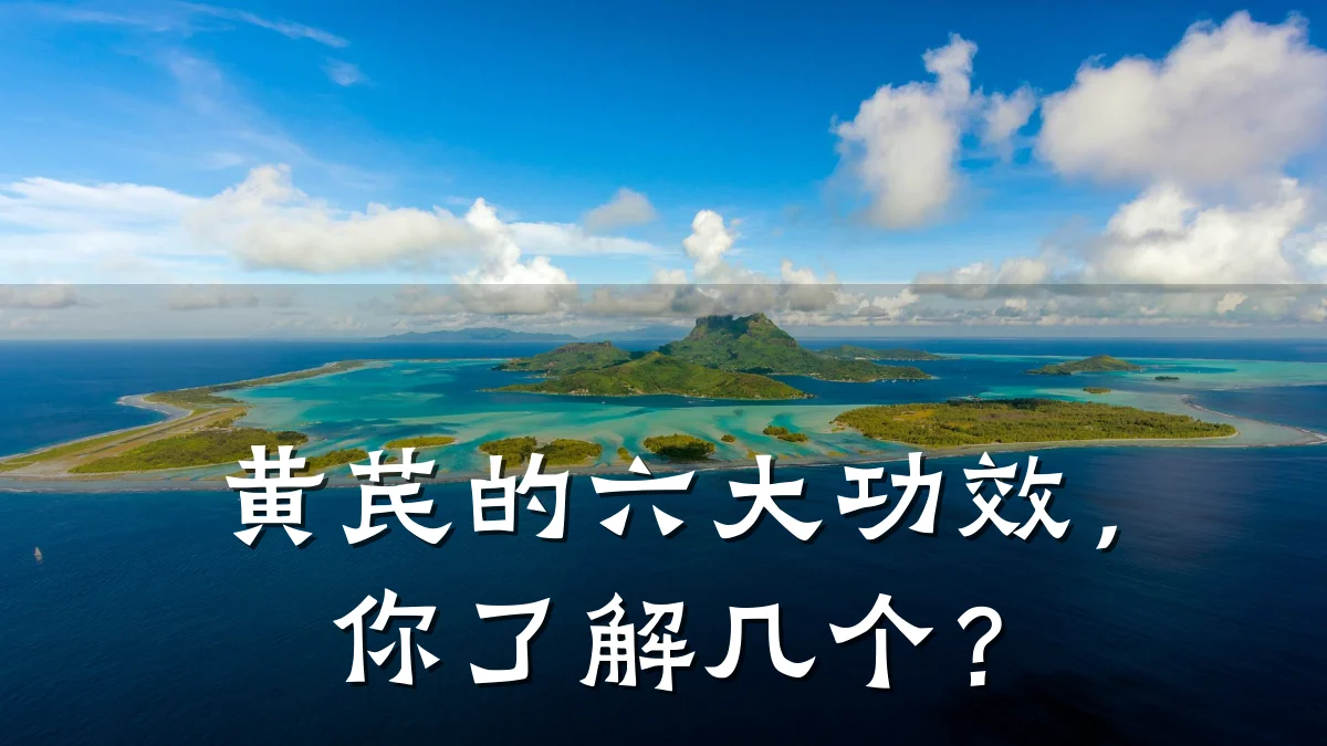 黄芪的六大功效,你了解几个?