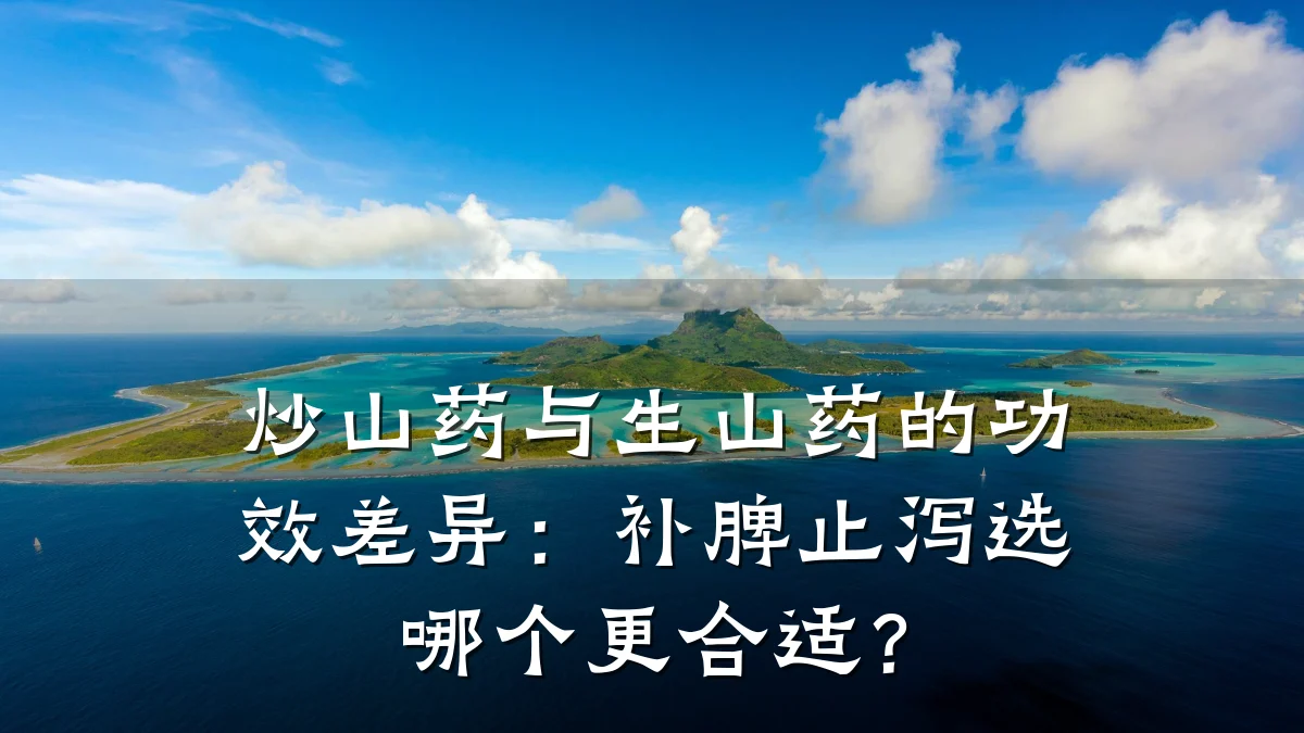 炒山药与生山药的功效差异:补脾止泻选哪个更合适?