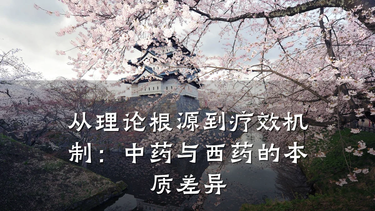 从理论根源到疗效机制:中药与西药的本质差异
