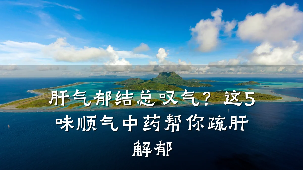 肝气郁结总叹气？这5味顺气中药帮你疏肝解郁
