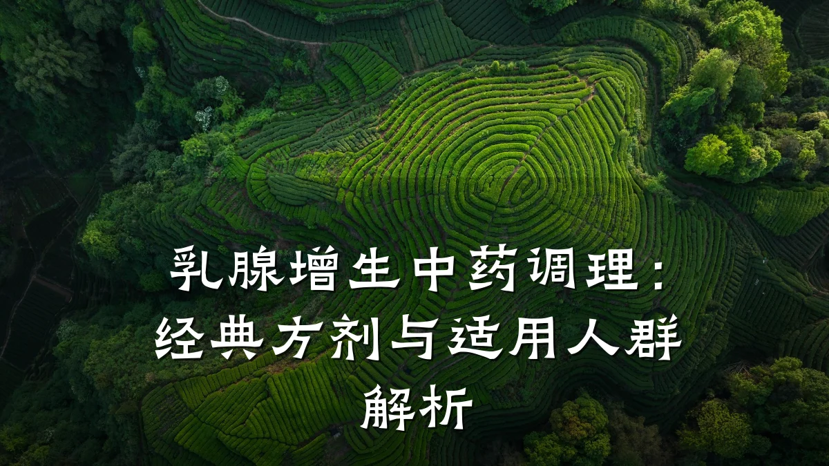 乳腺增生中药调理:经典方剂与适用人群解析