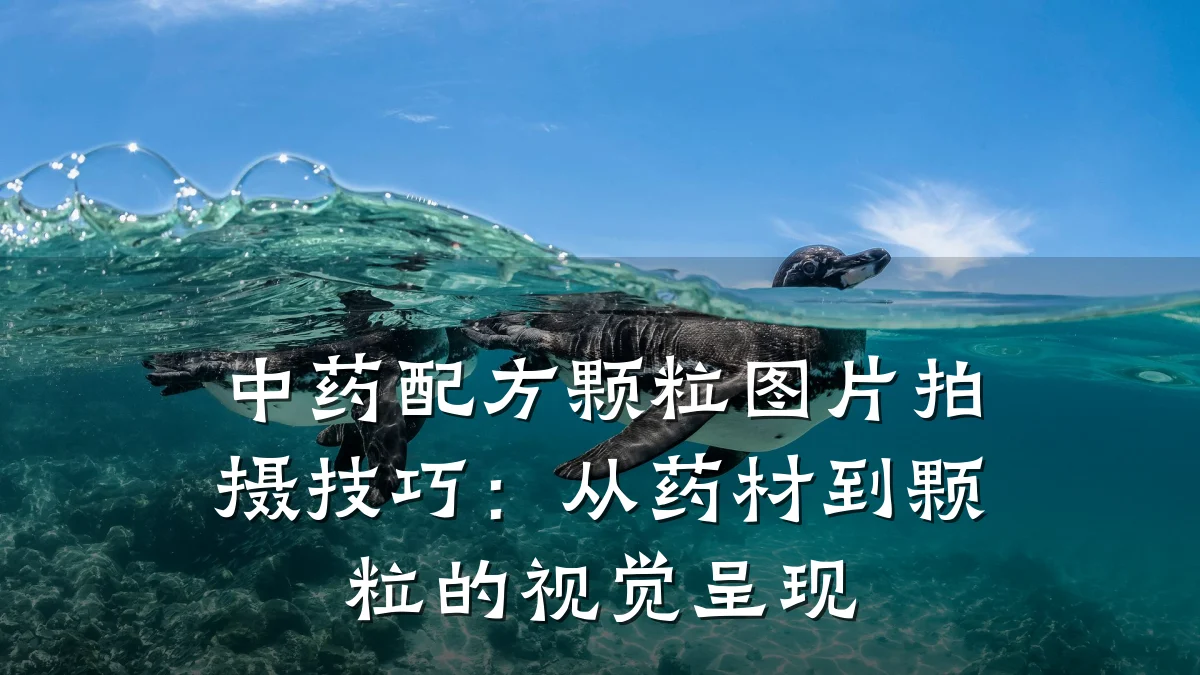 中药配方颗粒图片拍摄技巧：从药材到颗粒的视觉呈现