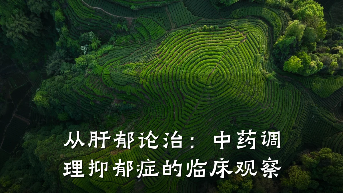 从肝郁论治:中药调理抑郁症的临床观察